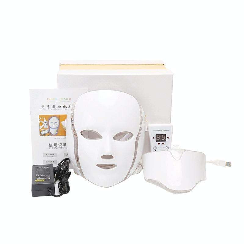 7 Color LED Facial Mask Photon Mask Skin Rejuvenation Face Beauty Machine, AU Plug