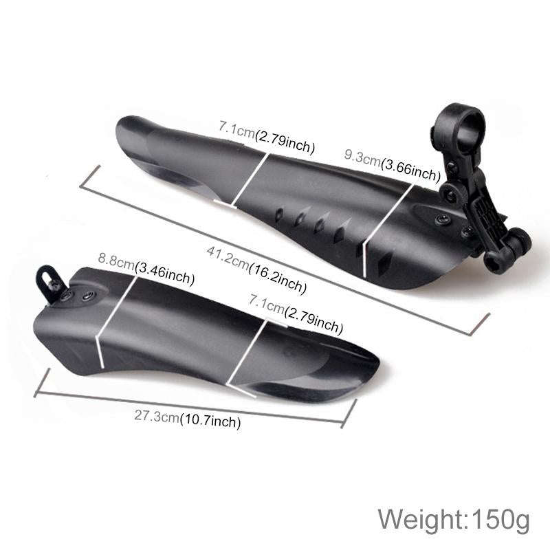 Mountain Road Fits Cycling Creative Mud Guard Dovetail Style Fenders Set for Bike Front And Rear(...