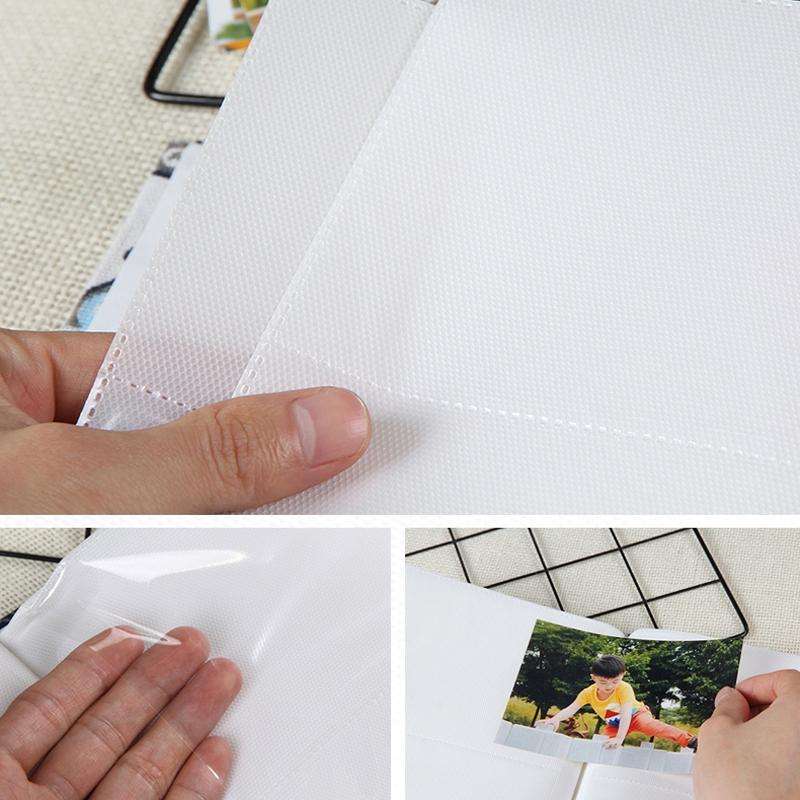 6 inch 200-Pieces Plastic 4D Photo Albums Interstitial Large-Capacity Album(5190-10)