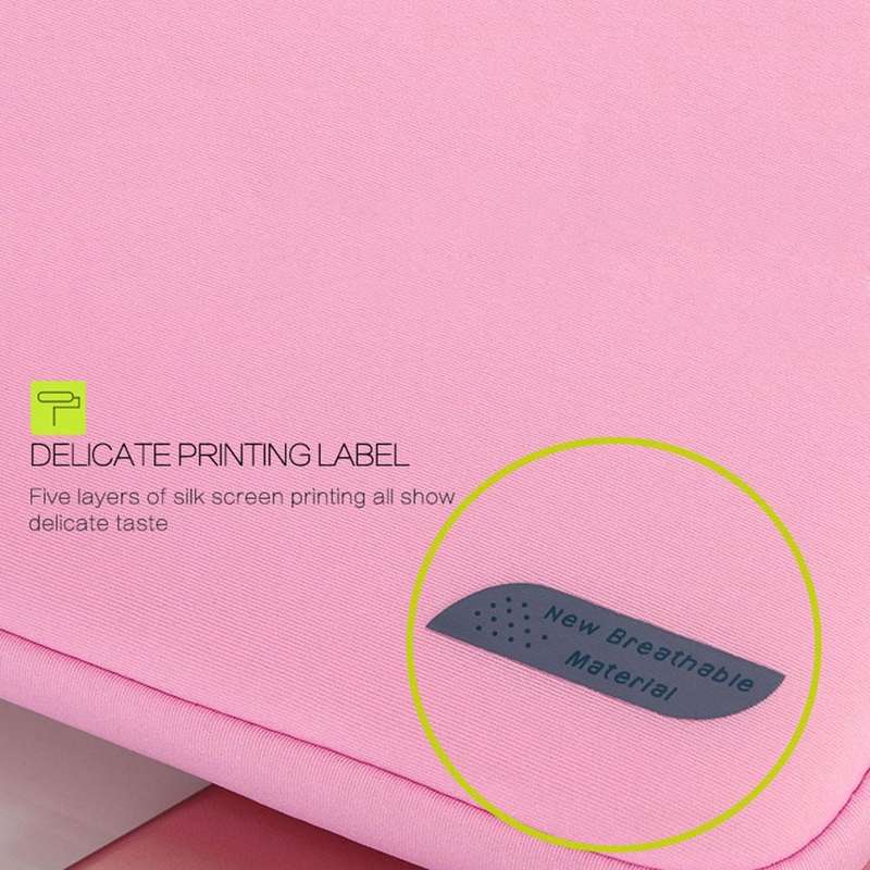 15.6 inch Portable Air Permeable Handheld Sleeve Bag for Laptops, Size: 41.5x30.0x3.5cm(Magenta)