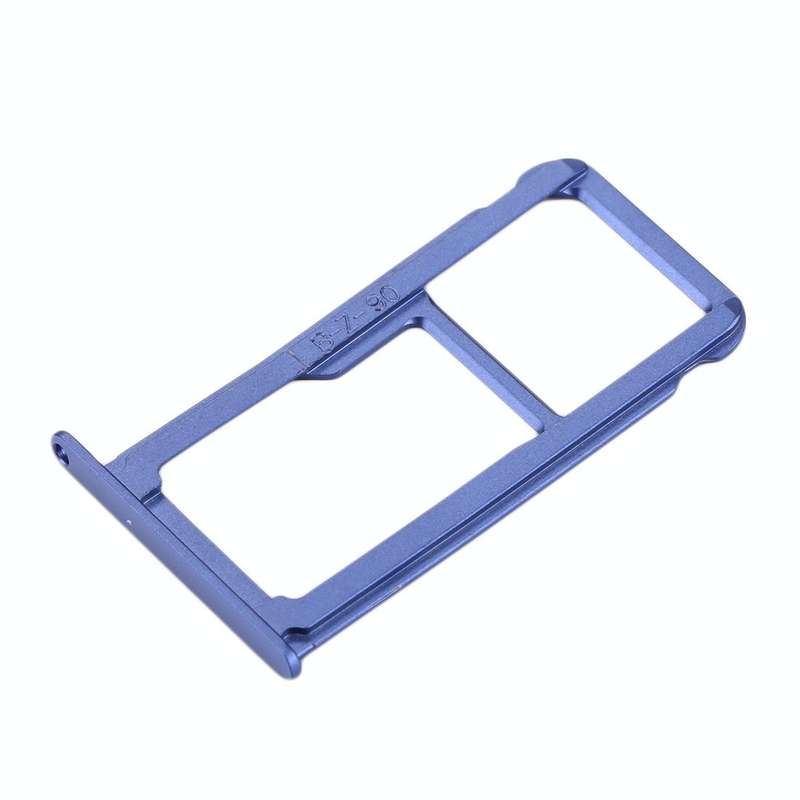 For Huawei P10 SIM Card Tray & SIM / Micro SD Card Tray(Blue)