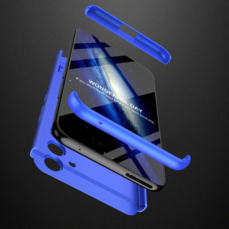For Samsung Galaxy A54 5G GKK Three Stage Splicing Full Coverage PC Phone Case(Blue)
