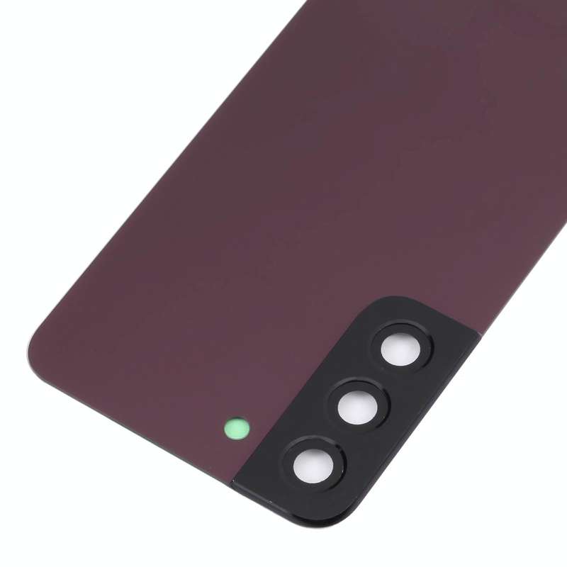 For Samsung Galaxy S22 5G SM-S901B Battery Back Cover with Camera Lens Cover (Purple)