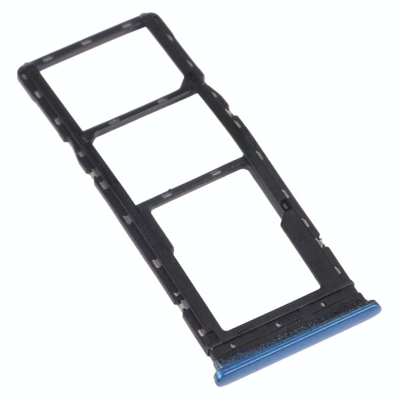For infinix Hot 10 Play / Smart 5(India) X688C X688B SIM Card Tray + SIM Card Tray + Micro SD Car...