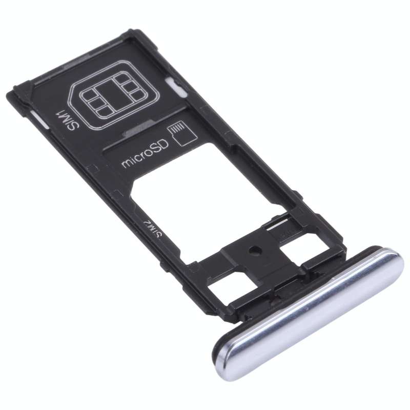 SIM Card Tray + SIM Card Tray / Micro SD Card Tray for Sony Xperia 1 / Xperia XZ4 (Grey)