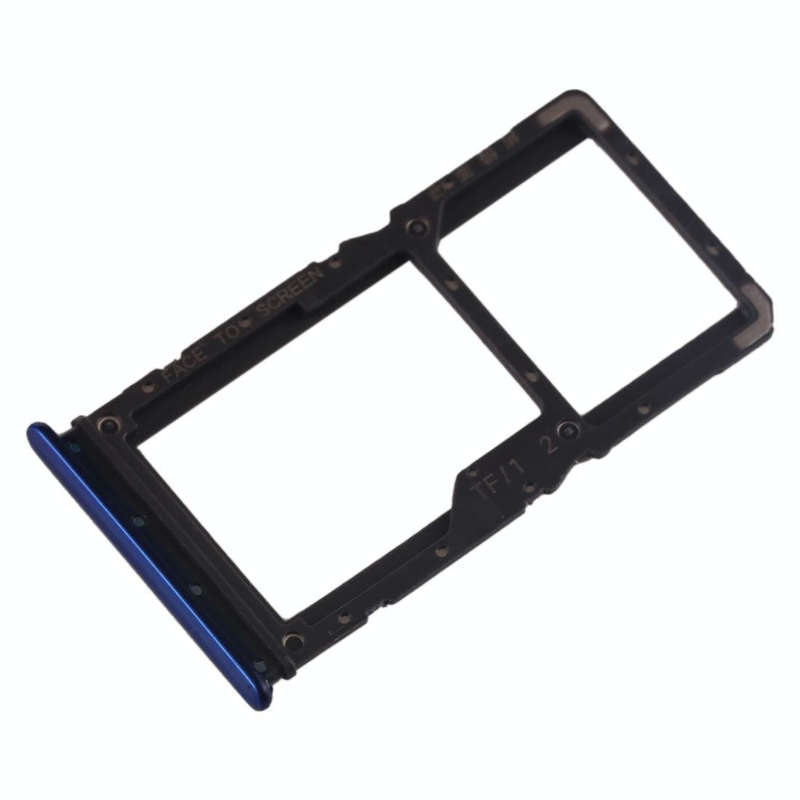 SIM Card Tray + SIM Card Tray / Micro SD Card Tray for Xiaomi Redmi Note 7 / Redmi Note 7 Pro(Blue)