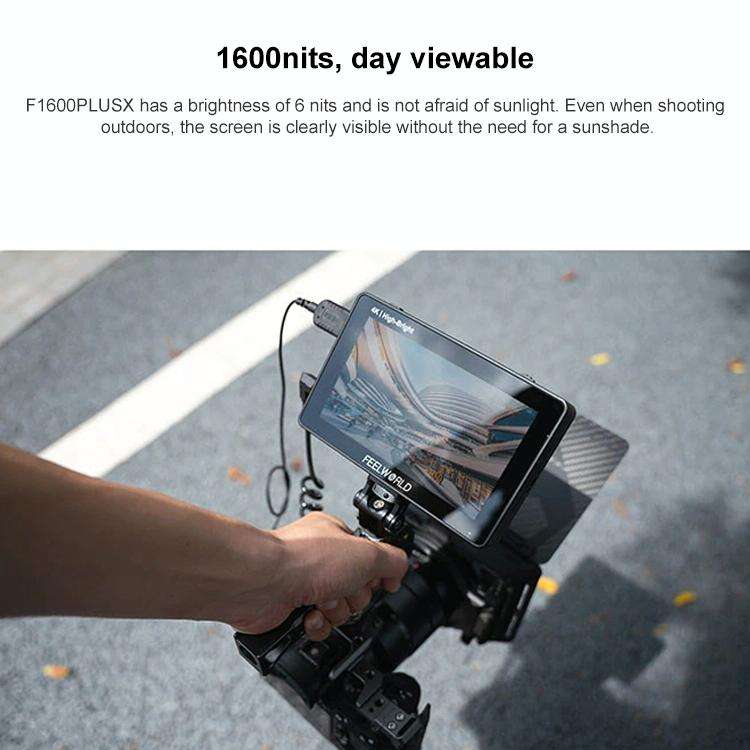 FEELWORLD F6 PLUSX 5.5 inch High Bright 1600nit Touch Screen DSLR Camera Field Monitor IPS FHD192...