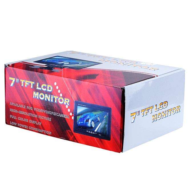 Universal 7.0 inch Car Monitor / Surveillance Cameras Monitor with Adjustable Angle Holder & Remo...