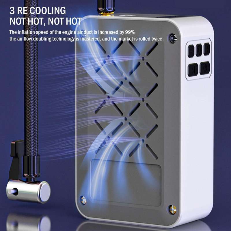 7.4V Wired Portable Car Tire Air Pump