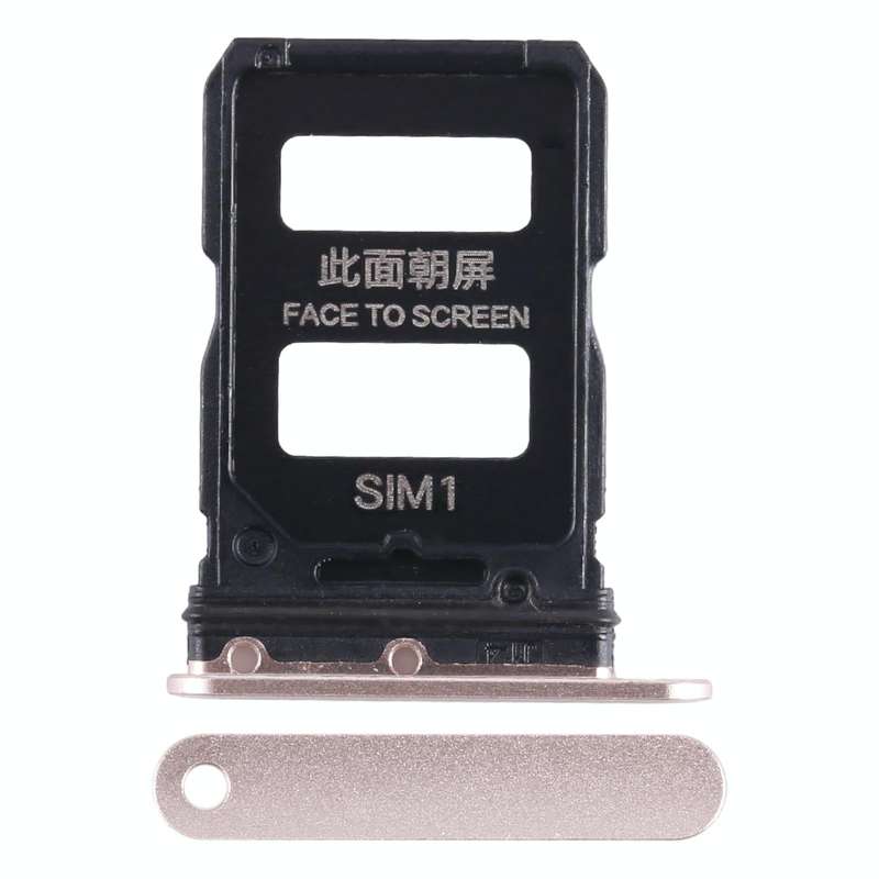 For Xiaomi Civi 1S SIM Card Tray + SIM Card Tray (Gold)