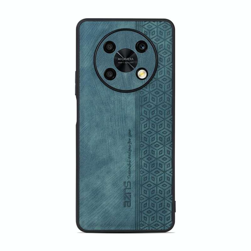 For Huawei Enjoy 50 Pro / nova Y90 AZNS 3D Embossed Skin Feel Phone Case(Dark Green)