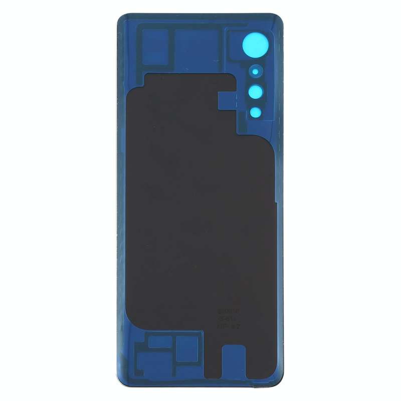 Battery Back Cover for LG Velvet LMG910EMW LM-G910EMW / Velvet 5G LM-G900N LM-G900EM(Black)