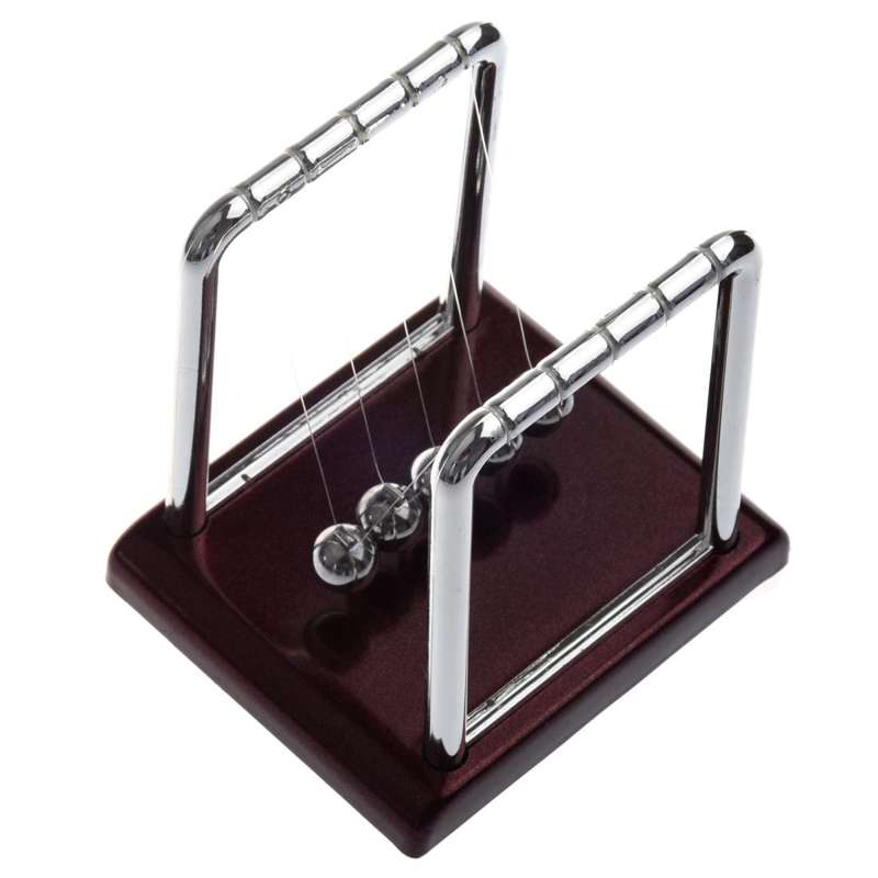 Newton Pendulum Ball Energy Conservation Collision Ball Momentum Transfer Demonstrator Physics Te...