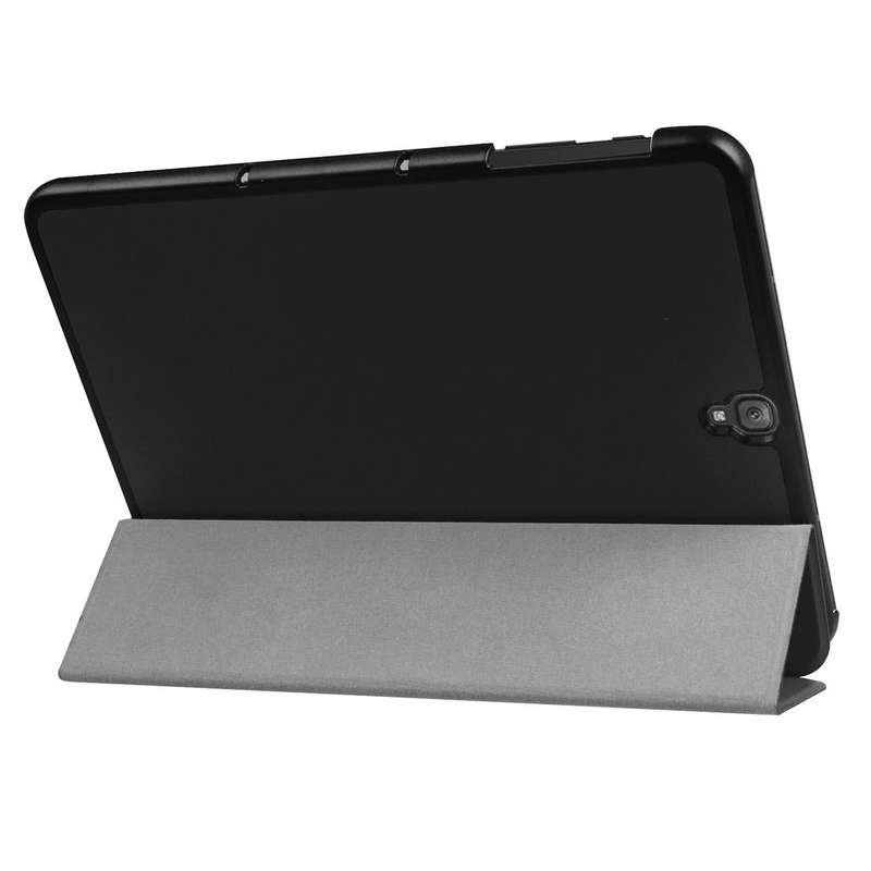 For Galaxy Tab S3 9.7 inch T820 / T825 Custer Texture Horizontal Flip Leather Case with 3-folding...