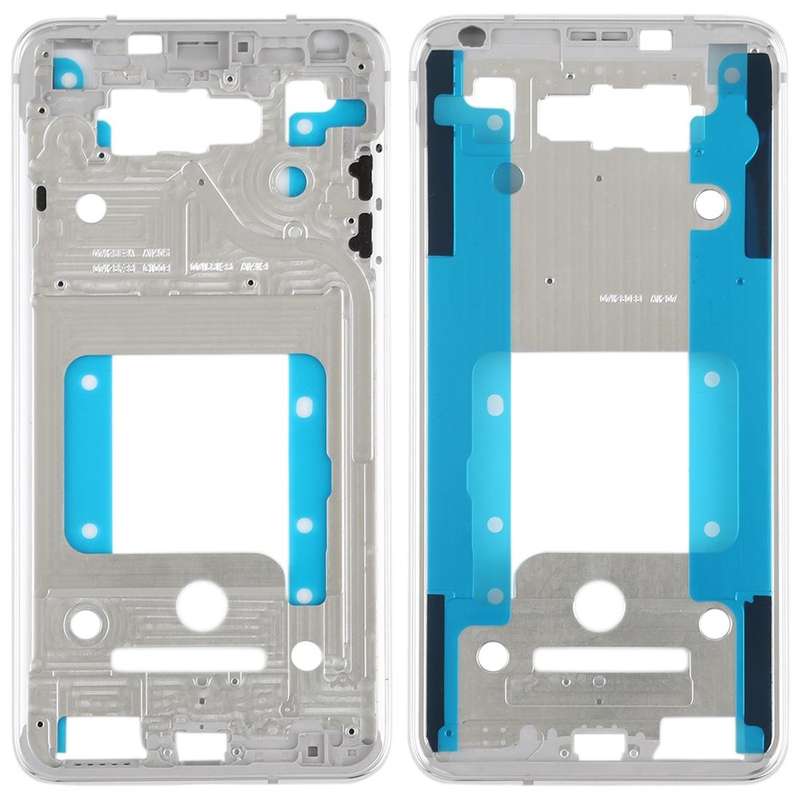 Front Housing LCD Frame Bezel Plate for LG V30 / VS996 / LS998U / H933 / LS998U / H930 (Silver)