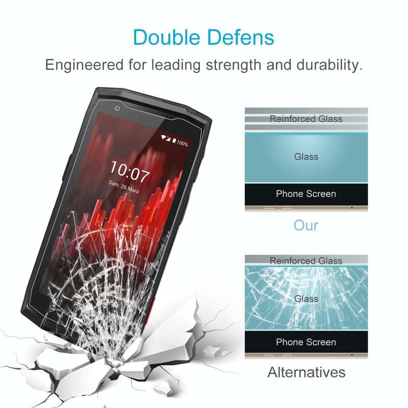 For Crosscall Core M5 10 PCS 0.26mm 9H 2.5D Tempered Glass Film