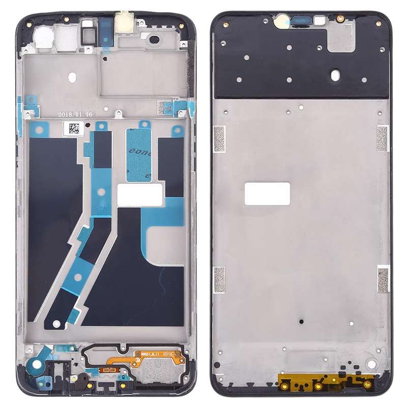For OPPO R15X Middle Frame Bezel Plate (Black)