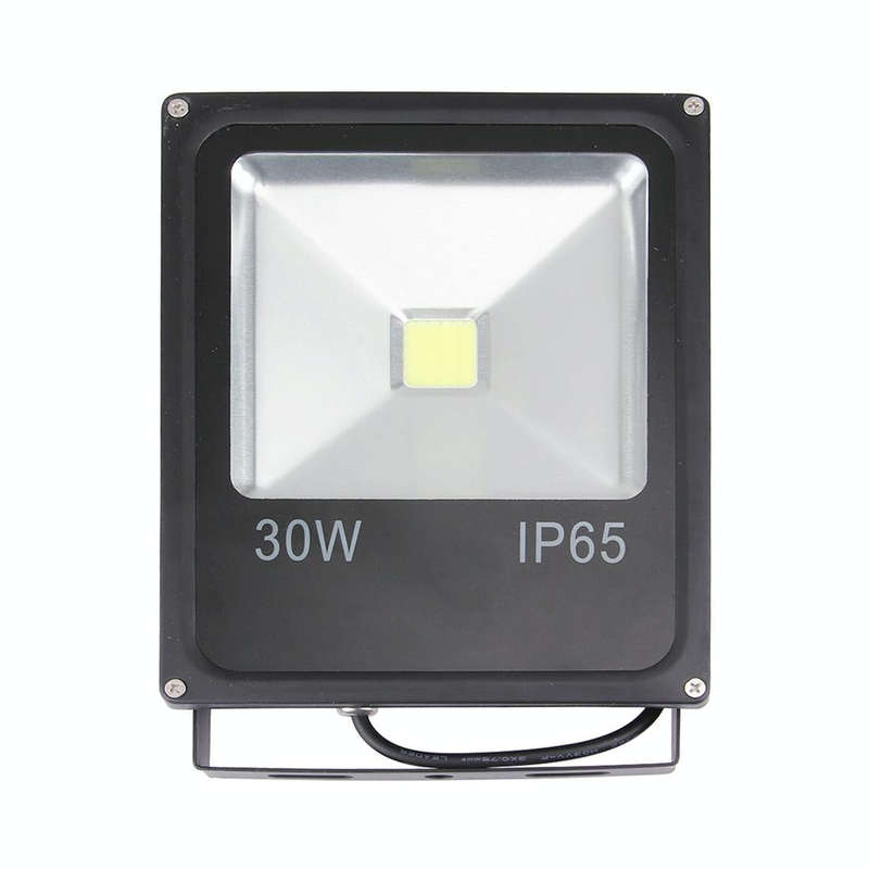 30W IP65 Waterproof White Light LED Floodlight, 2700LM Lamp, AC 85-265V