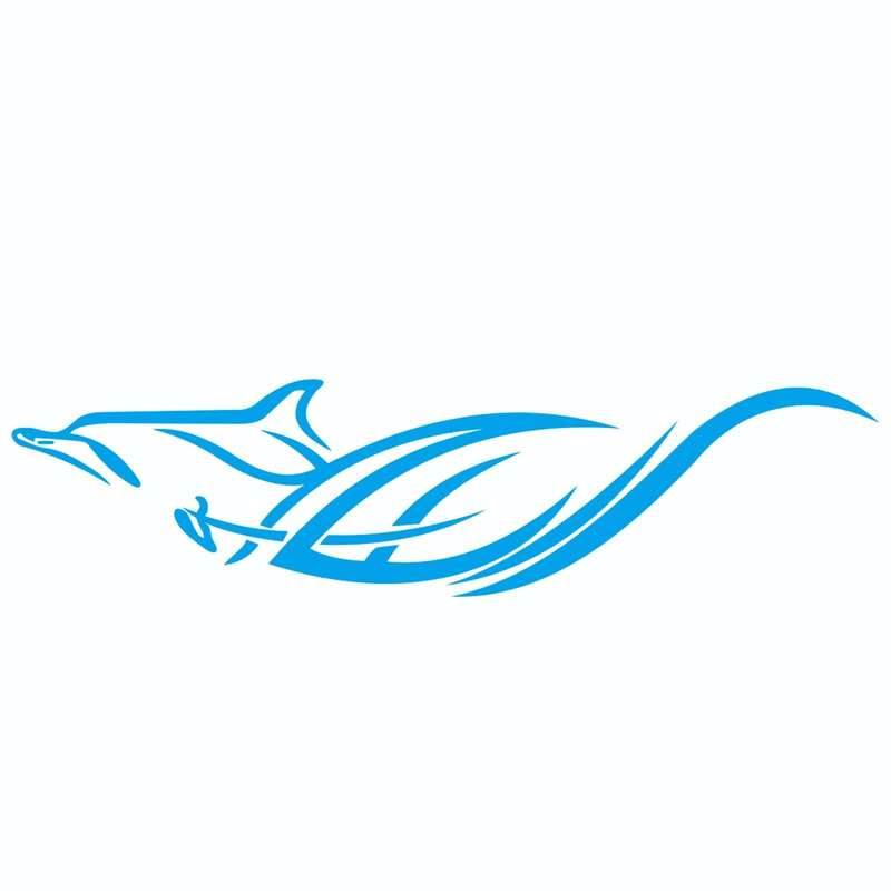 D-905 Animal Pattern Car Modified Decorative Sticker(Blue)
