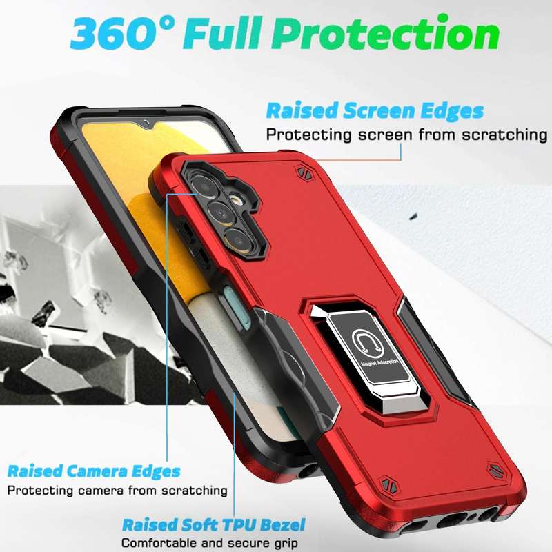 For Samsung Galaxy A14 5G Non-slip Shockproof Armor Phone Case(Green)