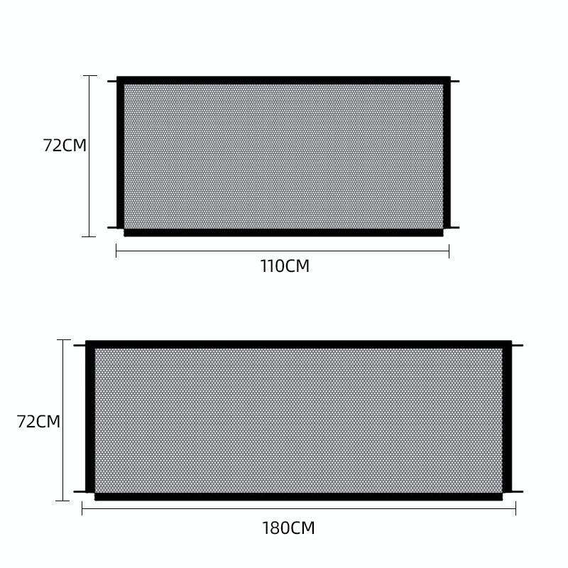 Pet Protective Fence Dog Isolation Net, Size 180x72cm