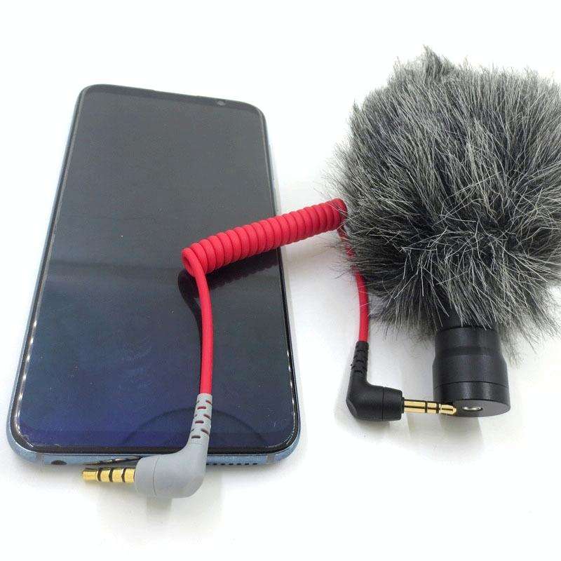 For BOYA / RODE SC2 TRS to TRS Wireless Lavalier Microphone Cable