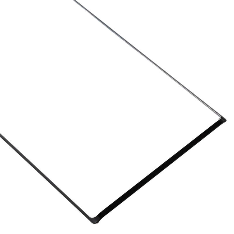 For Galaxy Note 10 + Front Screen Outer Glass Lens (Black)