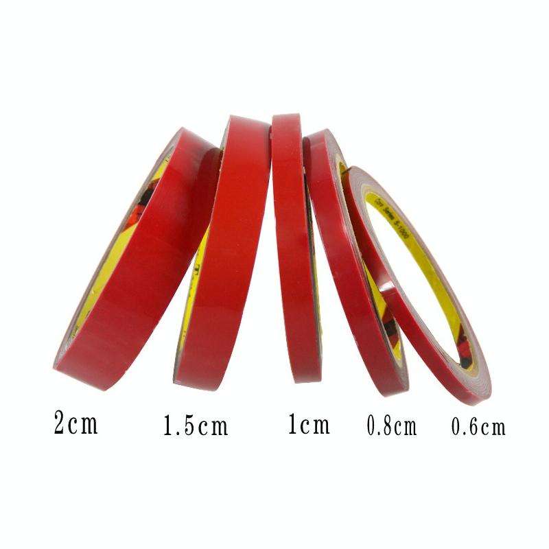 3M High Temperature Acrylic Foam Double Sided Tape Seamless Adhesive Tape Sticker(1.2cm)