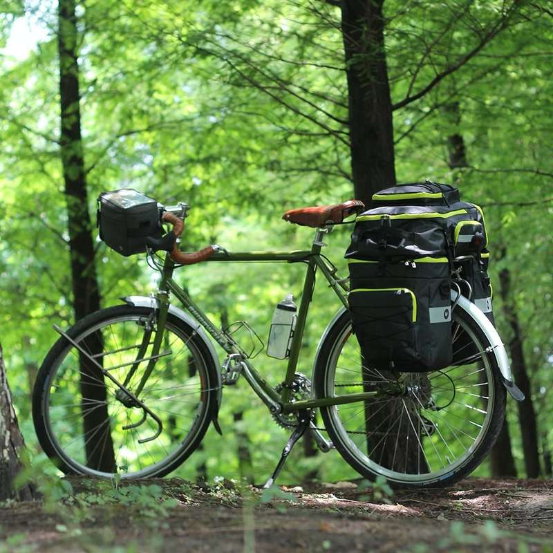 Rhinowalk Three-in-one Multifunctional Bicycle Rear Shelf Pannier Waterproof Long-distance Equipm...