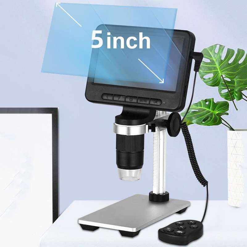 500X/1000X 5-Inch Screen WIFI HD 2 Million Pixel Maintenance Electron Microscope, Specification: ...