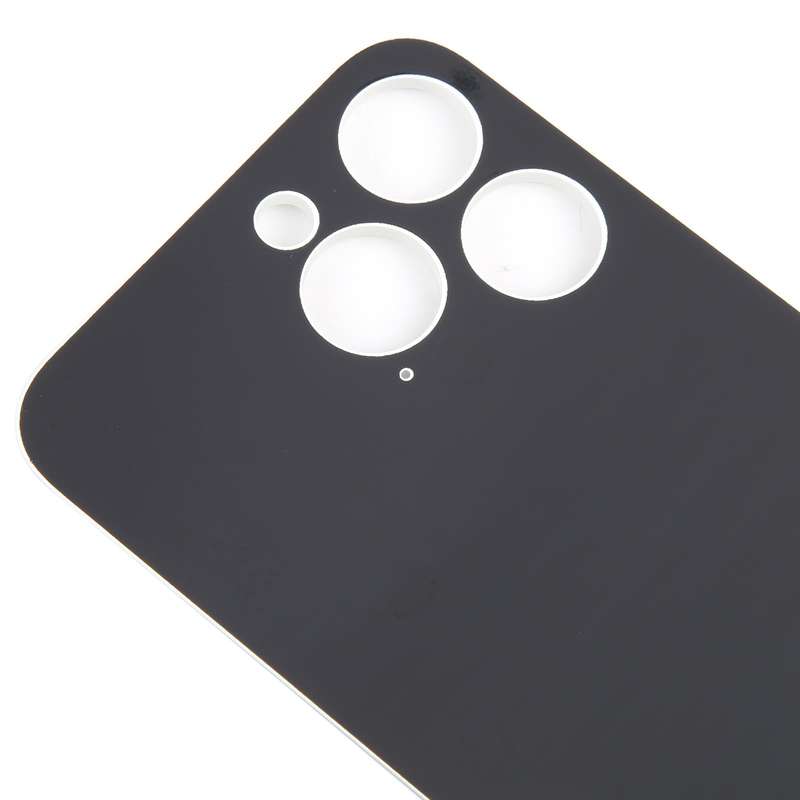 For iPhone 15 Pro Max Glass Battery Back Cover(White)