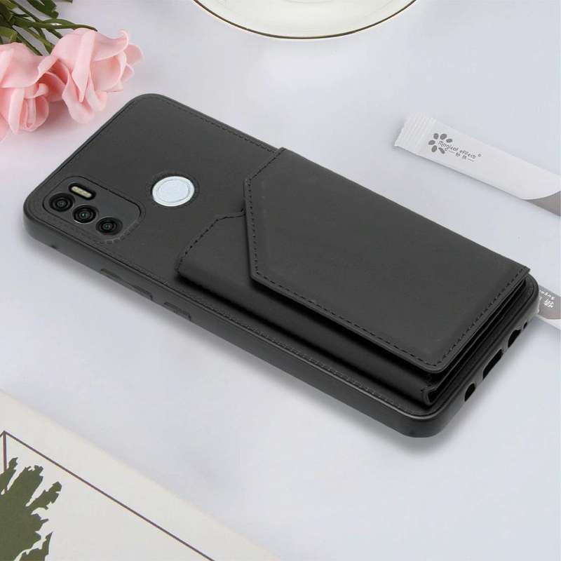 For Tecno Spark 5 Air / 6 Air Skin Feel PU + TPU + PC Phone Case(Black)