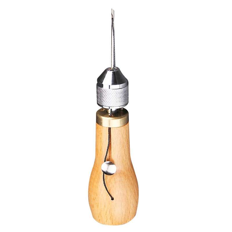 Handmade DIY Leather Stitching Tool Leather Carving Tool Device(Sewing Device)