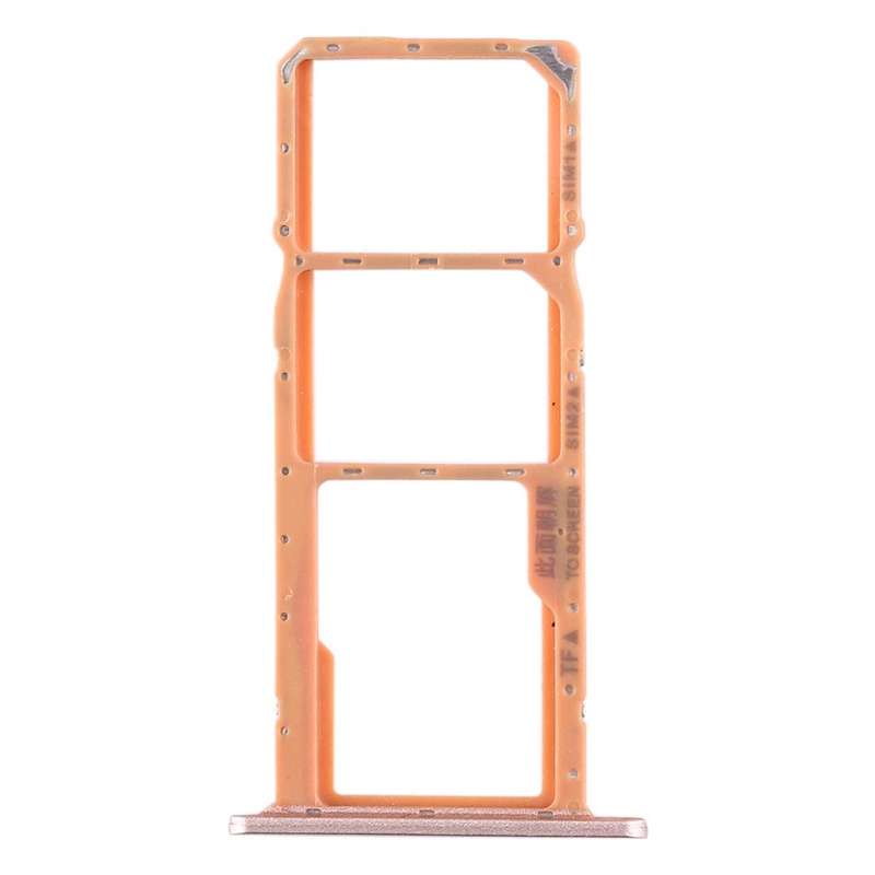 SIM Card Tray + SIM Card Tray + Micro SD Card Tray for Huawei Honor Play 3e (Gold)