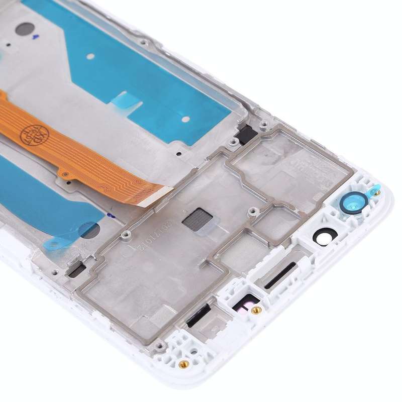 OEM LCD Screen for Huawei Y5 (2017) Digitizer Full Assembly with Frame (White)