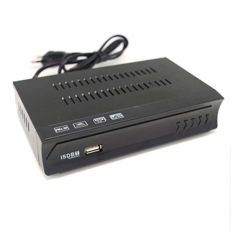 ISDB-T Satellite TV Receiver Set Top Box with Remote Control, For South America, Philippine(EU Plug)