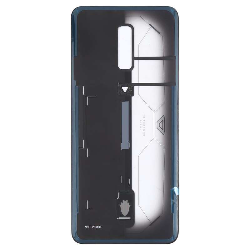 Battery Glass Back Cover for ZTE Nubia Red Magic 6S(Transparent Black)