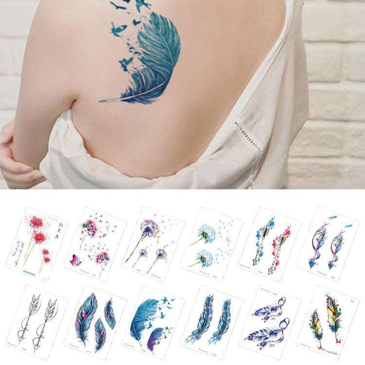 20 PCS Waterproof Flower Arm Tattoo Sticker(SC-552)