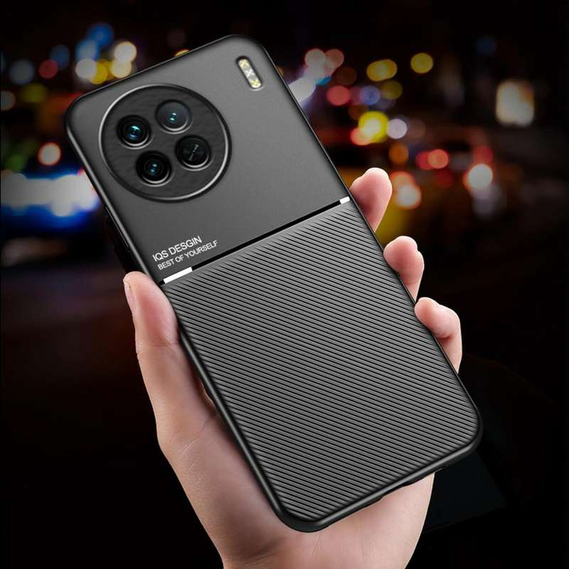 For vivo X90 Classic Tilt Magnetic Phone Case(Black)