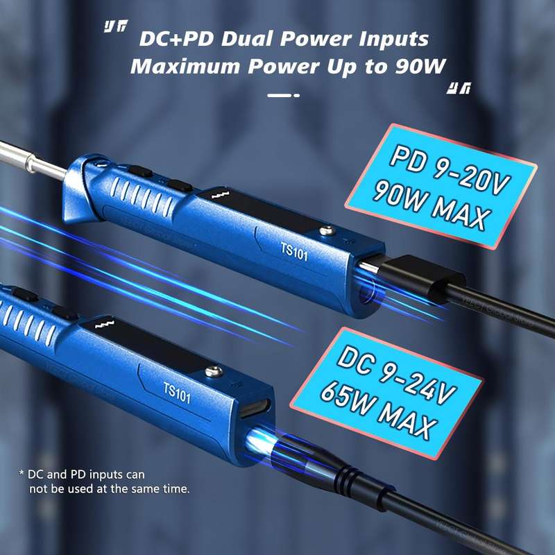 MINIWARE TS101 PD DC Soldering Iron 90W Portable Soldering Pen(With C4 Soldering Iron Head)