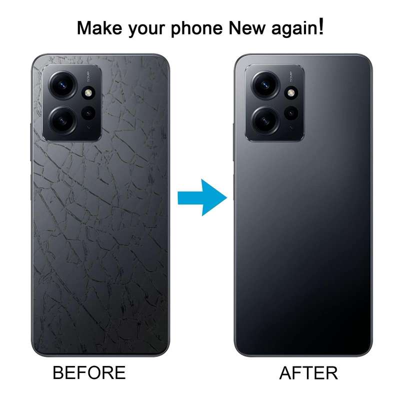 For Xiaomi Redmi 12 4G OEM Glass Material Battery Back Cover(Blue)