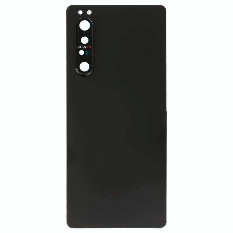 Original Battery Back Cover with Camera Lens Cover for Sony Xperia 1 II(Black)