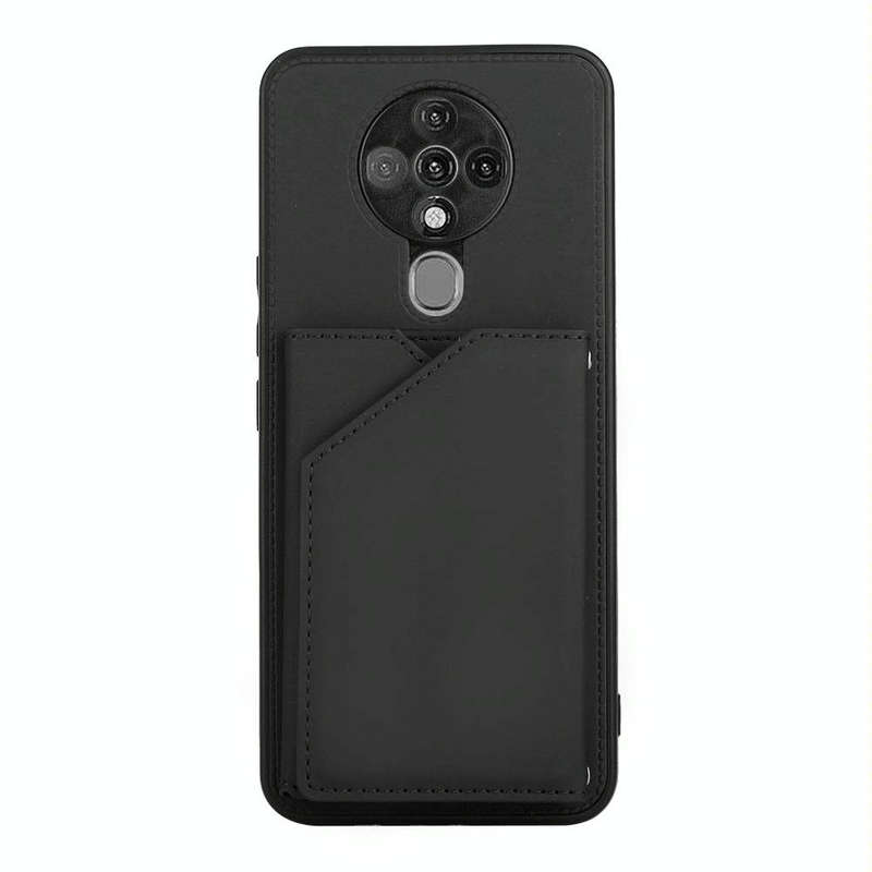 For Tecno Spark 6 Skin Feel PU + TPU + PC Phone Case(Black)