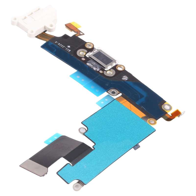 Original Charging Port Flex Cable for iPhone 6 Plus(White)