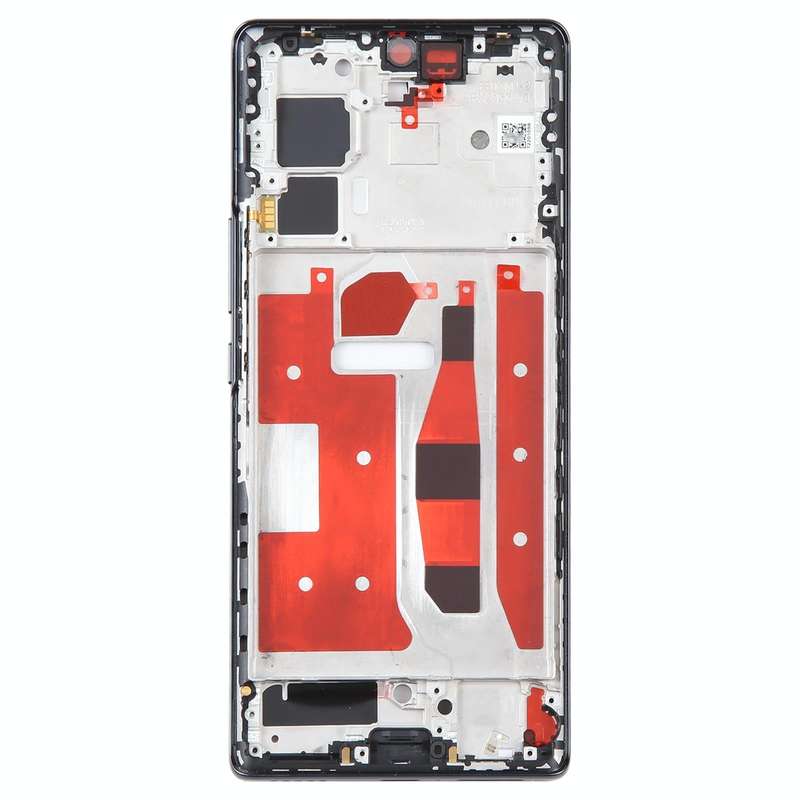 For Honor 70 Front Housing LCD Frame Bezel Plate(Black)