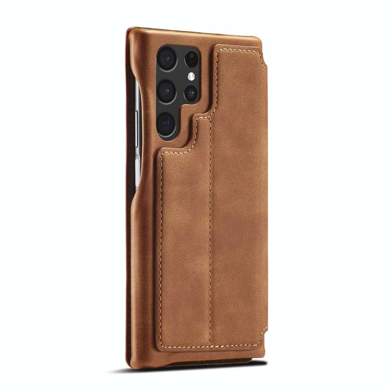 For Samsung Galaxy S22 Ultra 5G LC.IMEEKE Hon Ancient Series Horizontal Flip Leather Phone Case(B...