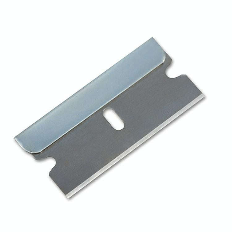 100 PCS A25 Car Film Mobile Phone Screen Auxiliary Tool Single Sided Stainless Steel Blade