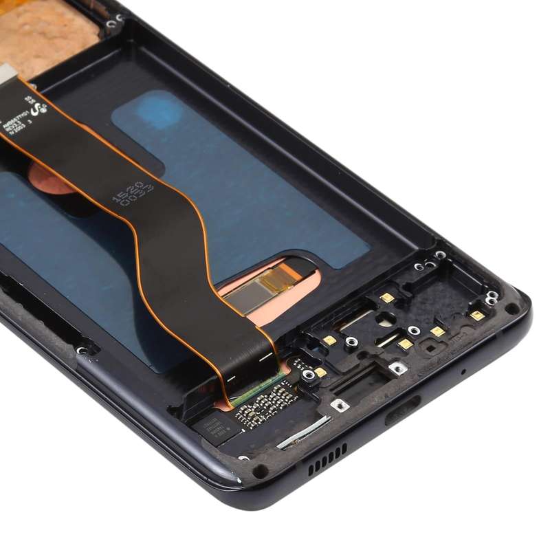 Original Dynamic AMOLED LCD Screen for Galaxy S20+ 4G Digitizer Full Assembly with Frame (Black)