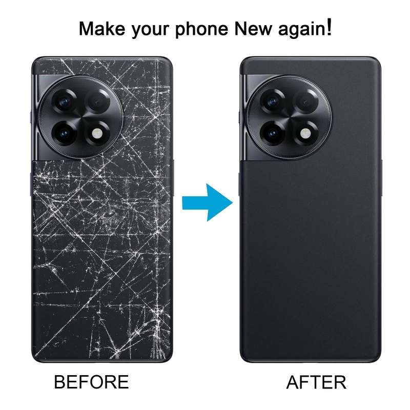 For OnePlus 11R Battery Back Cover with Camera Lens Cover(Green)