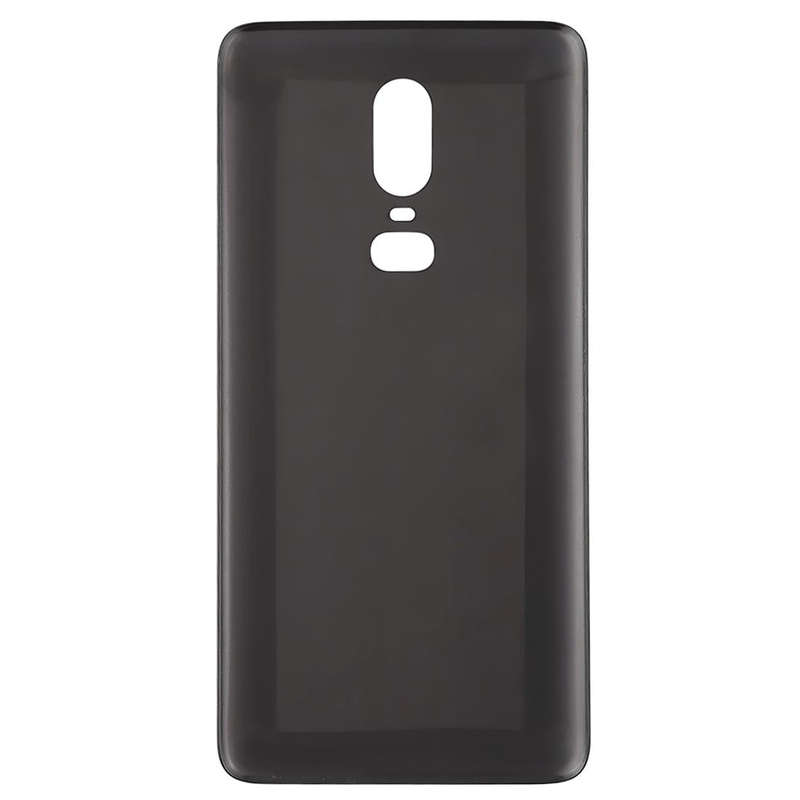 For OnePlus 6 Back Cover (Jet Black)